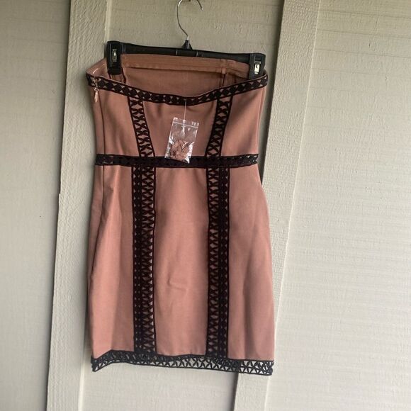 NWT - Free People Free People Womens City Lights Tube Strapless Sheath Dress - Picture 7 of 13